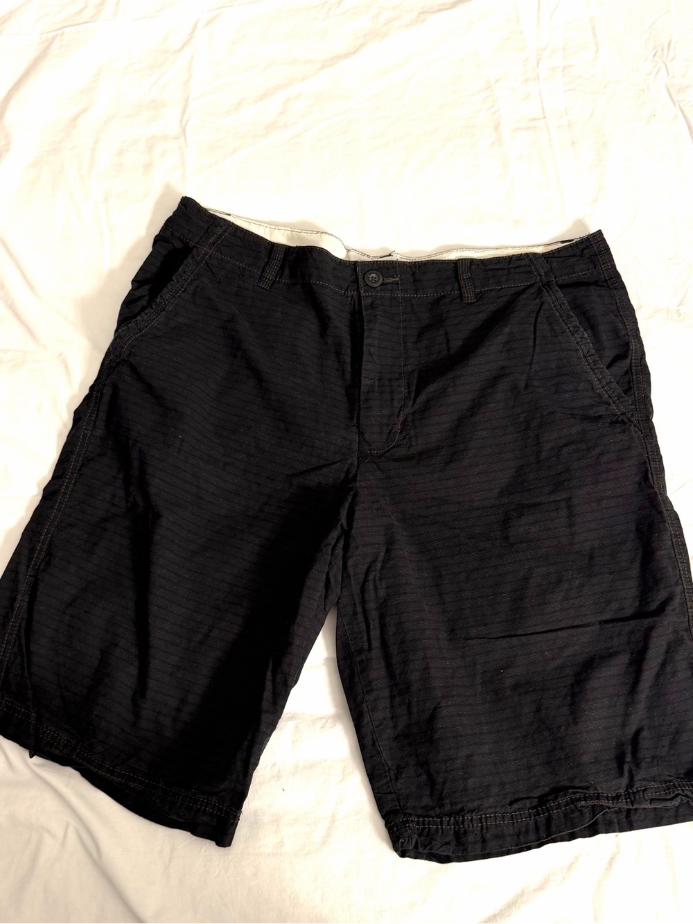 Men's Black Casual Shorts Size 40
